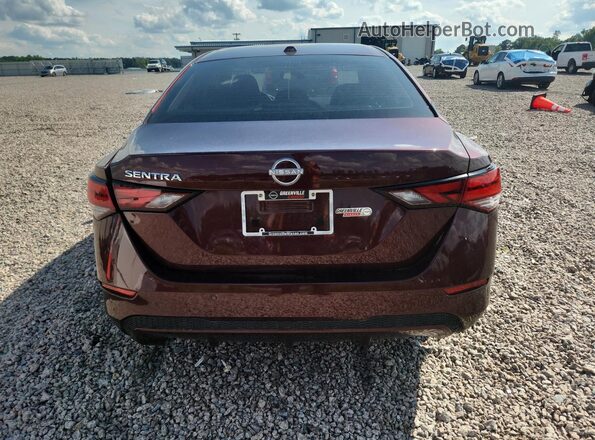 3N1AB8CV3SY336869 2025 NISSAN SENTRA Темно-бордовый Вид сзади