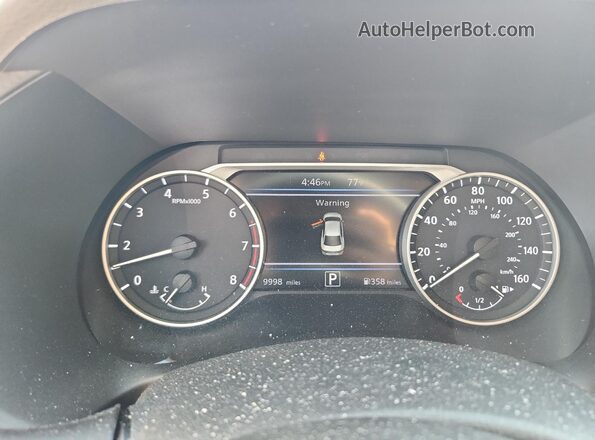 3N1AB8CV3SY336869 2025 NISSAN SENTRA Темно-бордовый Вид щитка приборов