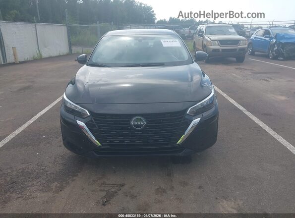 3N1AB8CV3SY370505 2025 NISSAN SENTRA Black Widok zestawu wskaźników