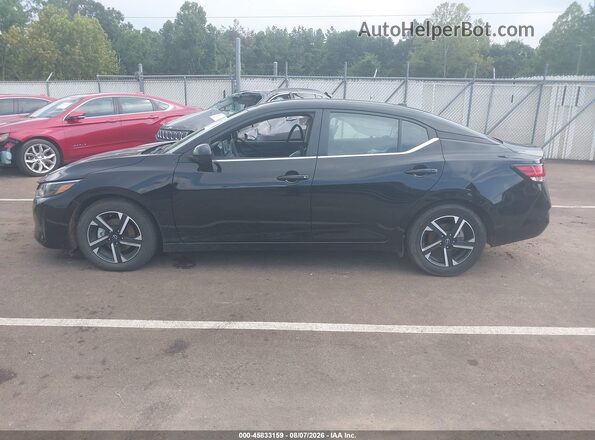 3N1AB8CV3SY370505 2025 NISSAN SENTRA Black Widok wnętrza 360 stopni