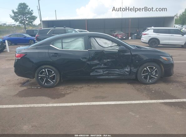3N1AB8CV3SY370505 2025 NISSAN SENTRA Black Widok wnętrza z tyłu