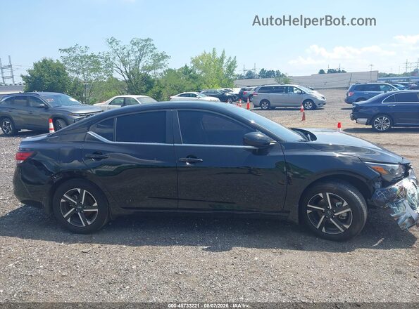 3N1AB8CV3SY395243 2025 NISSAN SENTRA Black Widok zestawu wskaźników
