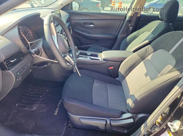 3N1AB8CV3SY396232 2025 NISSAN SENTRA Black წინა სალონის ხედი