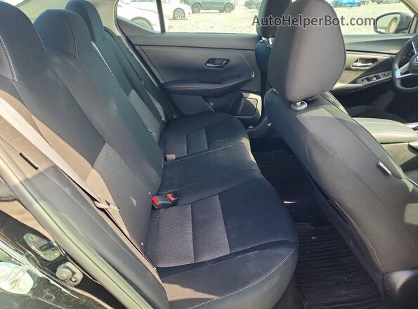 3N1AB8CV3SY396232 2025 NISSAN SENTRA Black უკანა სავარძლების ხედი