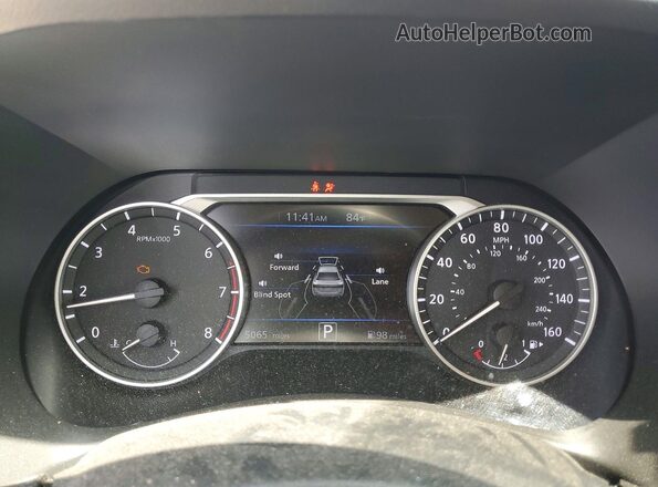 3N1AB8CV3SY409724 2025 NISSAN SENTRA White Вид щитка приладів