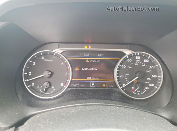 3N1AB8CV3SY410887 2025 NISSAN SENTRA Черный Вид щитка приборов