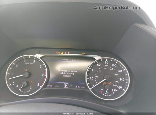 3N1AB8CV3SY412820 2025 NISSAN SENTRA White Rear seats view