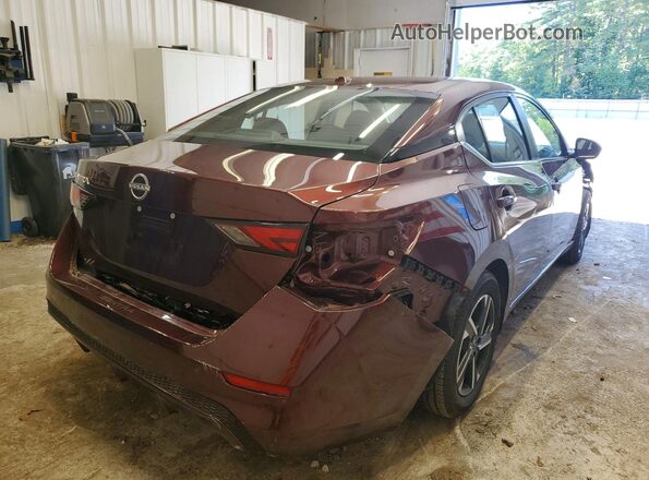3N1AB8CV3SY415054 2025 NISSAN SENTRA Maroon Rear right