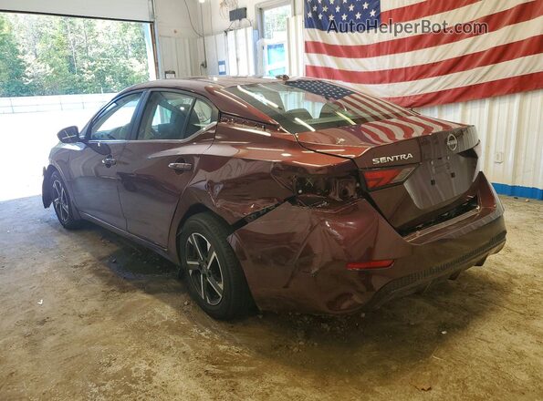 3N1AB8CV3SY415054 2025 NISSAN SENTRA Maroon Rear left