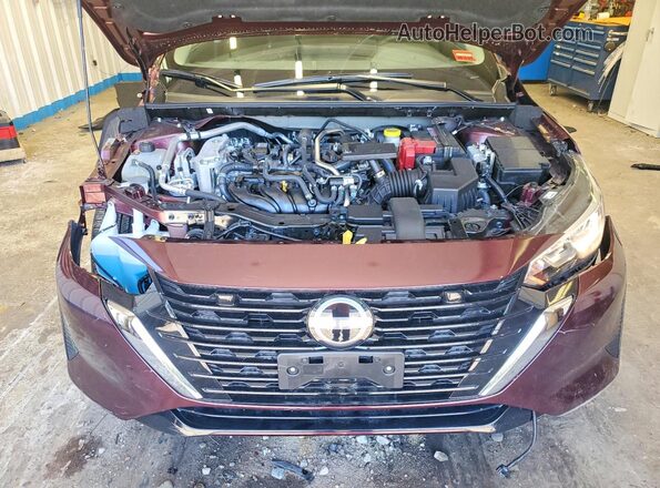 3N1AB8CV3SY415054 2025 NISSAN SENTRA Maroon Rear interior view