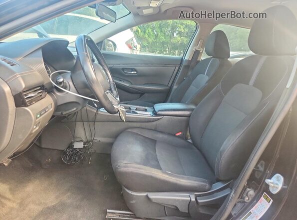 3N1AB8CV4LY229993 2020 NISSAN SENTRA Black წინა სალონის ხედი