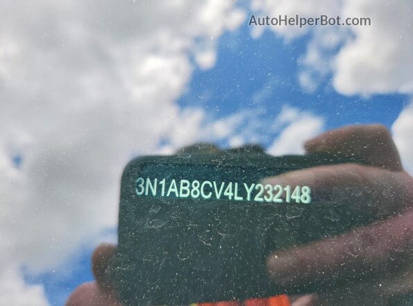 3N1AB8CV4LY232148 2020 NISSAN SENTRA Blue Շարժիչի բաժամունքի տեսք