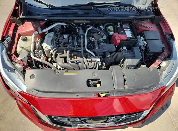 3N1AB8CV4LY262203 2020 NISSAN SENTRA Red Вид задньої частини салону