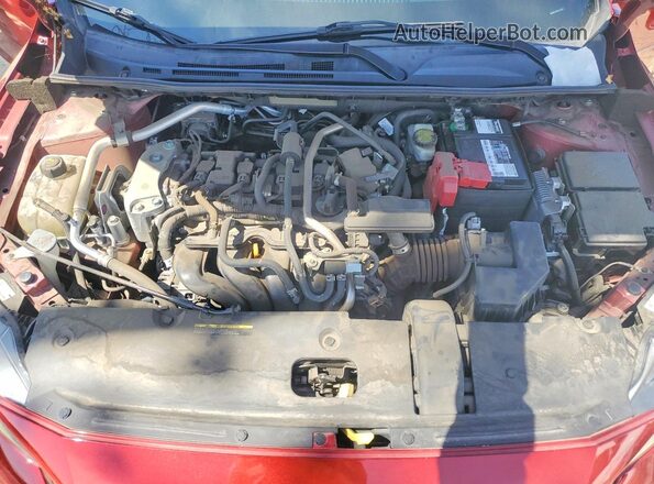 3N1AB8CV4MY217974 2021 NISSAN SENTRA Red Vista interior trasera