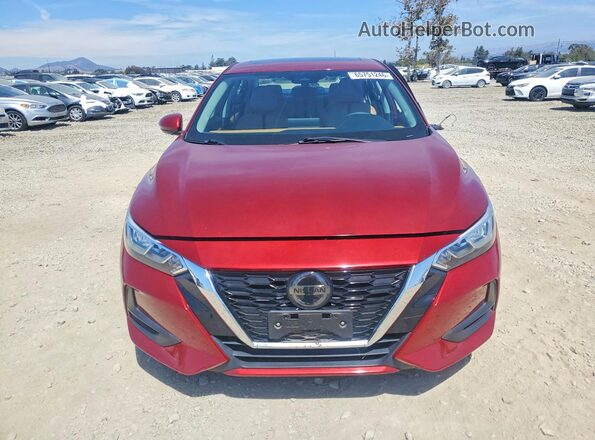 3N1AB8CV4MY217974 2021 NISSAN SENTRA Red Vista frontal