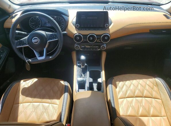 3N1AB8CV4MY217974 2021 NISSAN SENTRA Red Vista del salpicadero