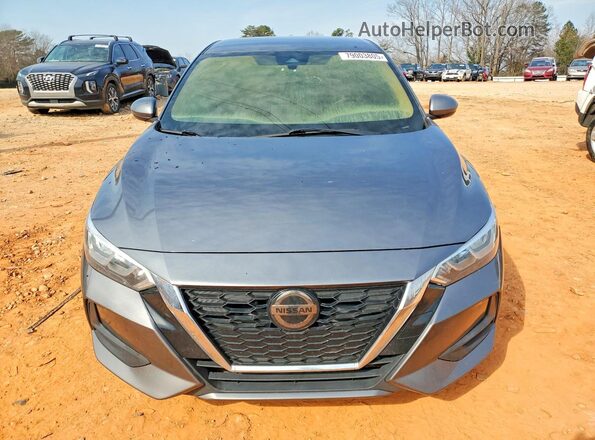 3N1AB8CV4MY236895 2021 NISSAN SENTRA Gray წინა ხედი