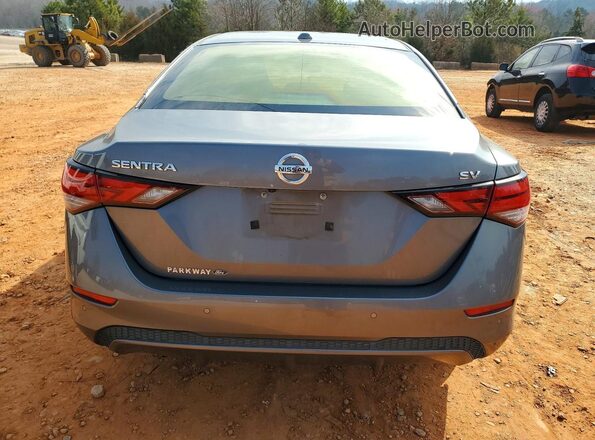 3N1AB8CV4MY236895 2021 NISSAN SENTRA Gray უკანა ხედი