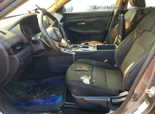 3N1AB8CV4MY236895 2021 NISSAN SENTRA Gray წინა სალონის ხედი