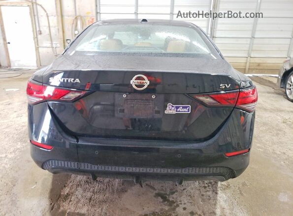 3N1AB8CV4MY252949 2021 NISSAN SENTRA Black უკანა ხედი