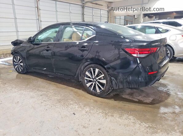 3N1AB8CV4MY252949 2021 NISSAN SENTRA Black უკანა მარცხენა