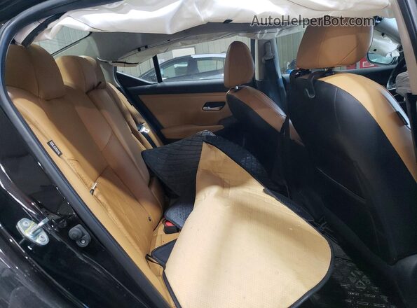 3N1AB8CV4MY252949 2021 NISSAN SENTRA Black უკანა სავარძლების ხედი