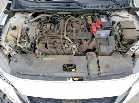 3N1AB8CV4MY275079 2021 NISSAN SENTRA Белый Вид задней части салона