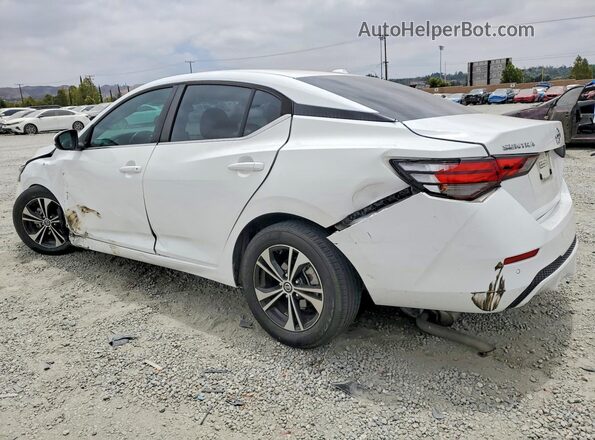 3N1AB8CV4MY275079 2021 NISSAN SENTRA Белый Задняя левая четверть