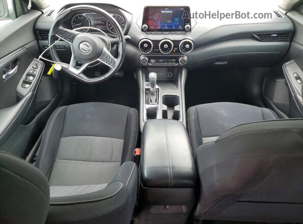 3N1AB8CV4MY275079 2021 NISSAN SENTRA Белый Вид панели приборов