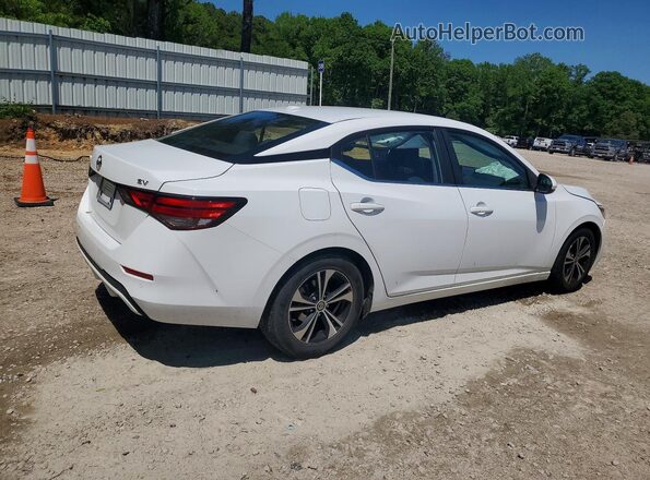 3N1AB8CV4MY276507 2021 NISSAN SENTRA Белый Задняя правая четверть