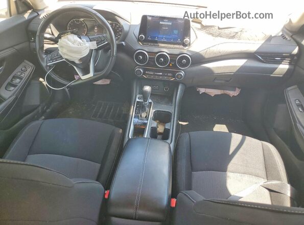 3N1AB8CV4MY276507 2021 NISSAN SENTRA Белый Вид панели приборов