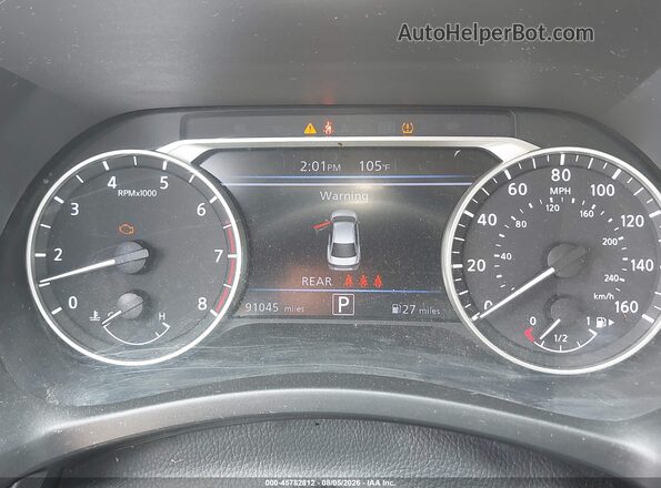 3N1AB8CV4MY282940 2021 NISSAN SENTRA Белый Вид задних сидений