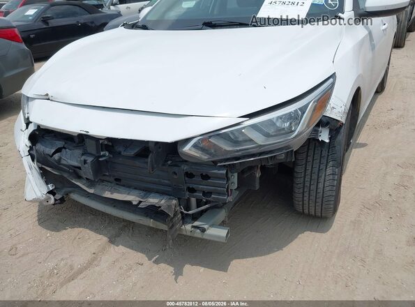 3N1AB8CV4MY282940 2021 NISSAN SENTRA Белый Вид спереди