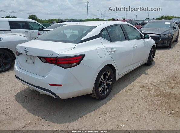3N1AB8CV4MY282940 2021 NISSAN SENTRA Белый Задняя правая четверть