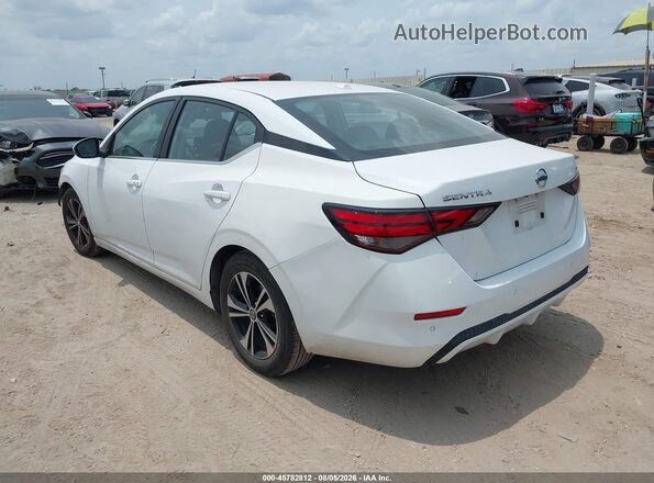3N1AB8CV4MY282940 2021 NISSAN SENTRA Белый Задняя левая четверть