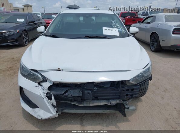 3N1AB8CV4MY282940 2021 NISSAN SENTRA Белый Вид задней части салона