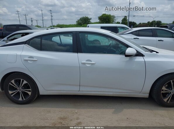 3N1AB8CV4MY282940 2021 NISSAN SENTRA Белый Панорамный вид салона 360°