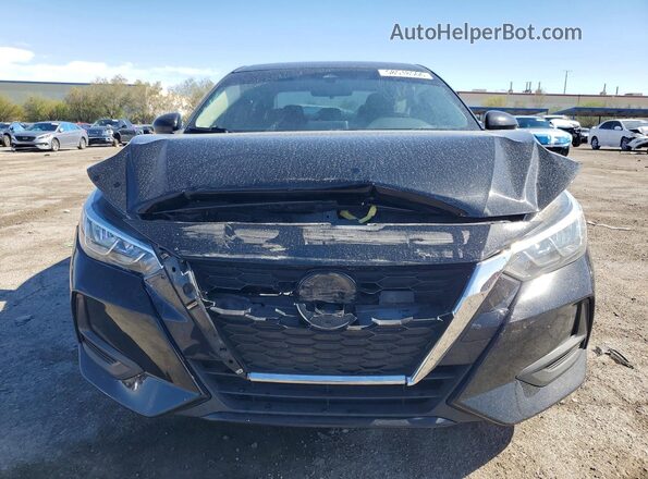 3N1AB8CV4NY241595 2022 NISSAN SENTRA Black Front view
