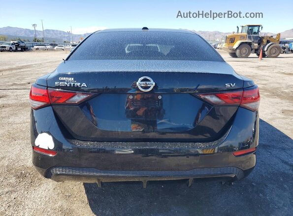 3N1AB8CV4NY241595 2022 NISSAN SENTRA Black Rear view