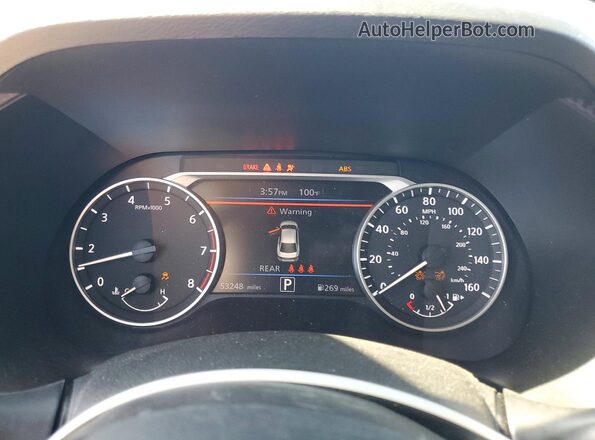 3N1AB8CV4NY241595 2022 NISSAN SENTRA Black Instrument cluster view