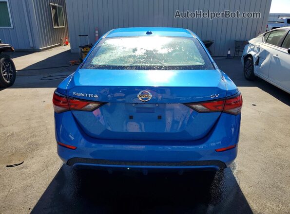 3N1AB8CV4PY228025 2023 NISSAN SENTRA Blue Vista trasera