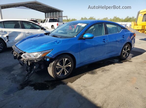 3N1AB8CV4PY228025 2023 NISSAN SENTRA Blue 