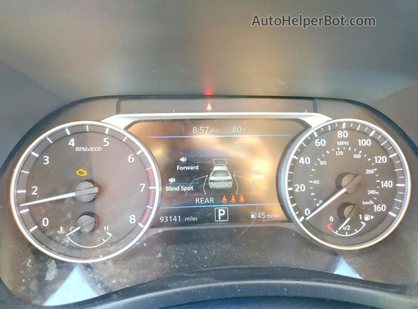 3N1AB8CV4PY228025 2023 NISSAN SENTRA Blue Vista del cuadro de instrumentos
