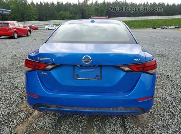 3N1AB8CV4PY248100 2023 NISSAN SENTRA Синий Вид сзади