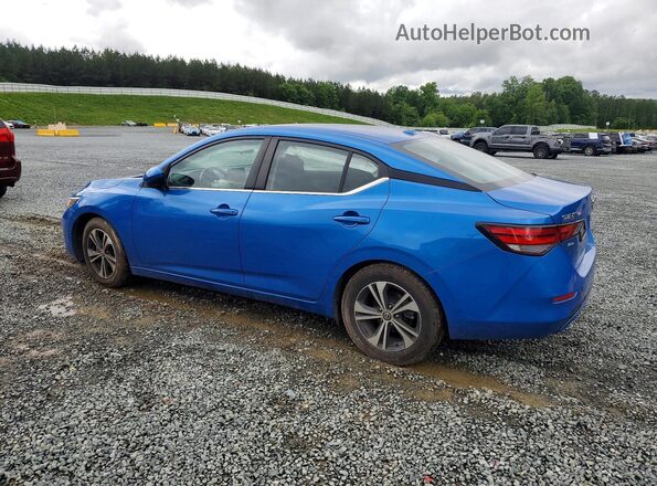 3N1AB8CV4PY248100 2023 NISSAN SENTRA Синий Задняя левая четверть