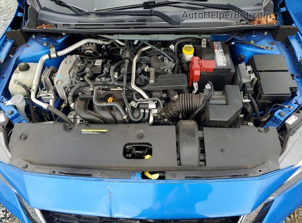 3N1AB8CV4PY248100 2023 NISSAN SENTRA Синий Вид задней части салона