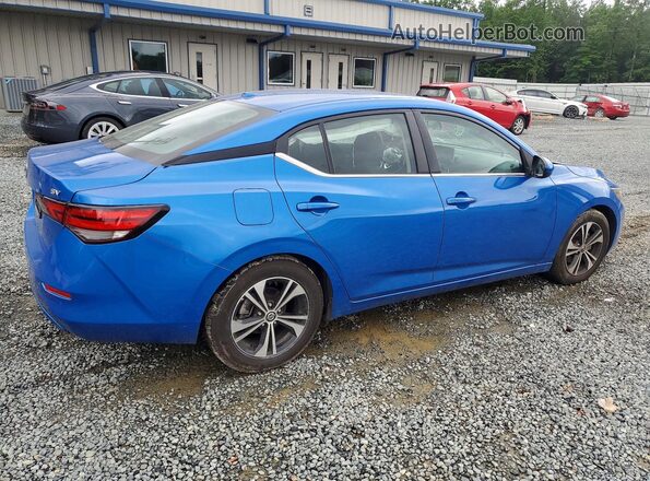 3N1AB8CV4PY248100 2023 NISSAN SENTRA Синий Задняя правая четверть
