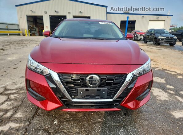 3N1AB8CV4PY322227 2023 NISSAN SENTRA Красный Вид спереди