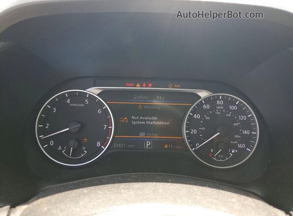 3N1AB8CV4PY323667 2023 NISSAN SENTRA Silver Instrument cluster view