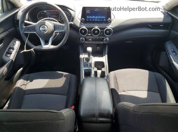 3N1AB8CV4PY323667 2023 NISSAN SENTRA Silver Dashboard view